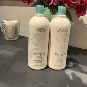 Authentic Aveda Shampure set big bottles